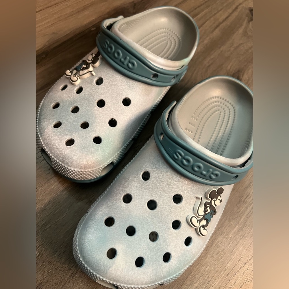Blue Tie Dye Disney Mickey Mouse Crocs